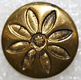 Button, metal, American or European
