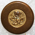 Button, metal, American or European