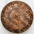 Button, metal, American or European