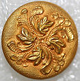 Button, metal, American or European