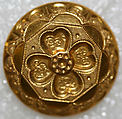 Button, metal, American or European