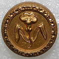 Button, metal, American or European