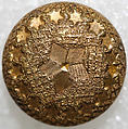 Button, metal, American or European