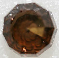 Button, semi-precious stones, British