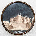 Button, watercolor, French