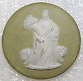 Button, jasper, metal, British