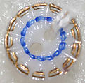 Button, porcelain, American or European