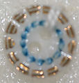 Button, porcelain, American or European