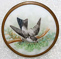 Button, porcelain, American or European