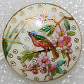 Button, porcelain, American or European