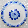 Button, porcelain, American or European