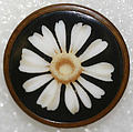Button, porcelain, American or European