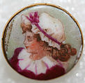 Button, porcelain, British