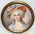 Button, ivory, rhinestones, metal, French
