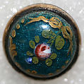 Button, enamel, French