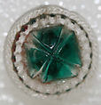 Button, glass, American or European