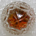 Button, glass, American or European