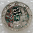 Button, glass, American or European