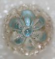 Button, glass, American or European