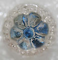 Button, glass, American or European