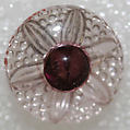 Button, glass, American or European