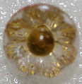 Button, glass, American or European