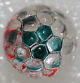 Button, glass, American or European