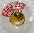 Button, glass, American or European