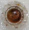 Button, glass, American or European