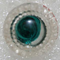 Button, glass, American or European
