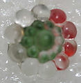 Button, glass, American or European