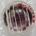 Button, glass, American or European
