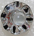 Button, glass, American or European