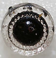 Button, glass, American or European