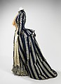 Walking dress, House of Worth (French, 1858–1956), silk, glass, French