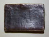 Wallet, silk, leather, German