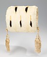 Evening muff, fur, silk, American