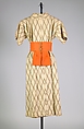 Dress, Carolyn Schnurer (American, born New York, 1908–1998 Palm Beach, Florida), cotton, American