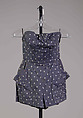 Bathing suit, Carolyn Schnurer American, Cotton, American