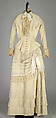 Afternoon dress, Wool, silk, American