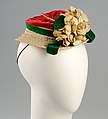 Doll hat, Madame Suzy  French, Straw, silk, French