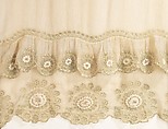 Dress, cotton, silk, American
