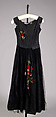 Evening dress, Attributed to House of Lanvin (French, founded 1889), Silk, French