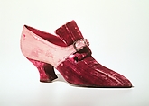 Evening shoes, Pierre Yantorny (Italian, 1874–1936), Silk, rhinestones, French