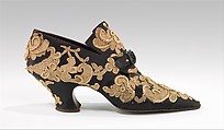 Evening shoes, Pierre Yantorny (Italian, 1874–1936), silk, metal, jet, French