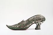 Mules, Pierre Yantorny (Italian, 1874–1936), silk, metal, French
