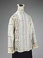 Blouse, linen, silk, probably French