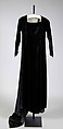 Evening dress, Silk, probably American