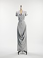 Evening dress, Schiaparelli (French, founded 1927), silk, French
