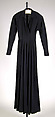 Evening dress, Valentina  American, Wool, American